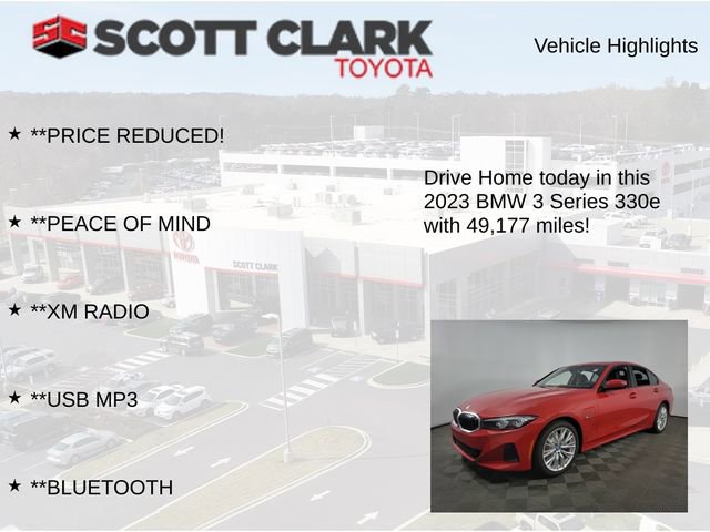 Used 2023 BMW 330e w/ Premium Package RWD image 8