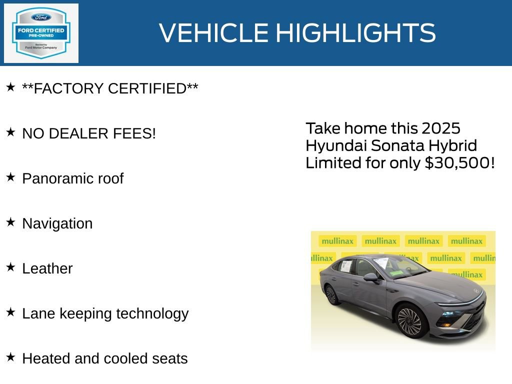 Used 2025 Hyundai Sonata Limited FWD image 12