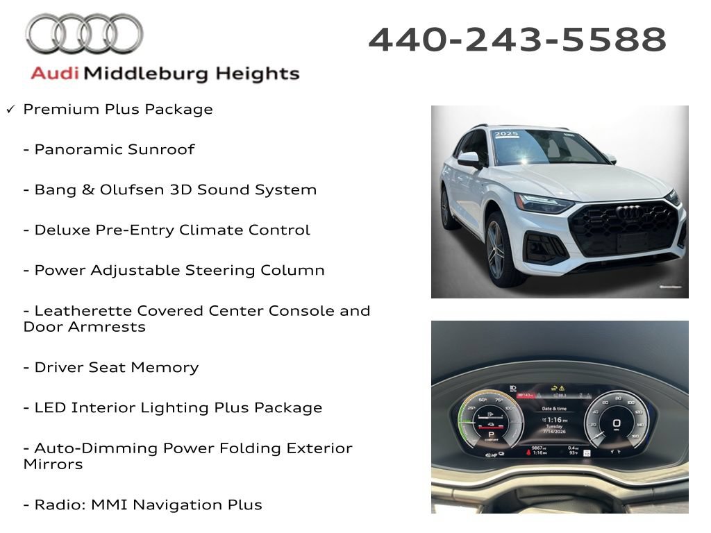 Used 2025 Audi Q5 e Premium Plus w/ Premium Plus Package AWD/4WD image 11