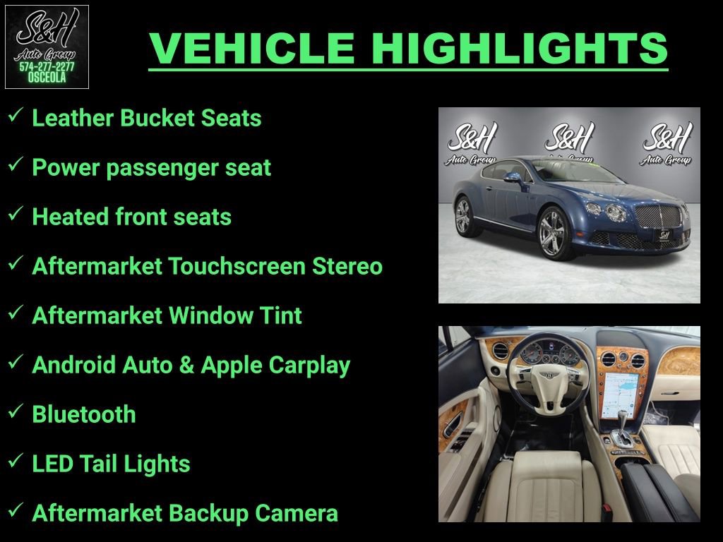 Used 2012 Bentley Continental GT image 3