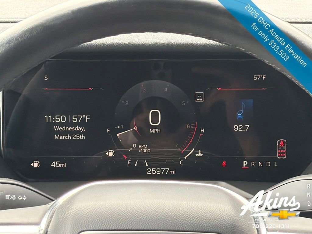 Certified 2025 GMC Acadia Elevation FWD image 24