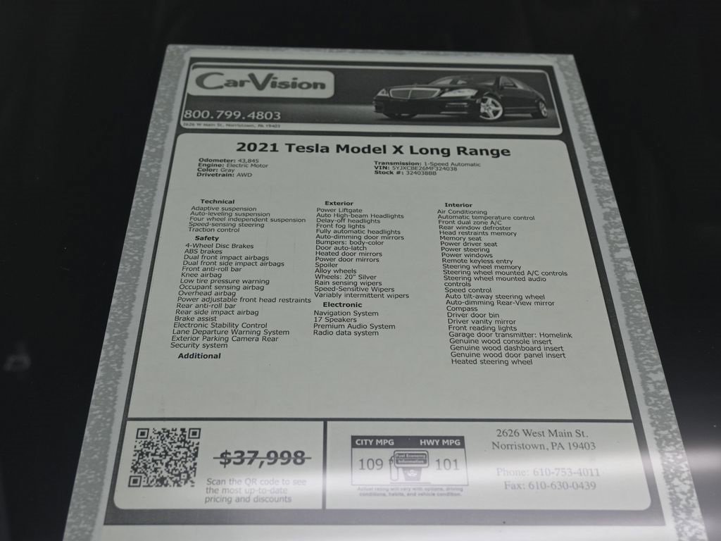 Used 2021 Tesla Model X Long Range image 46