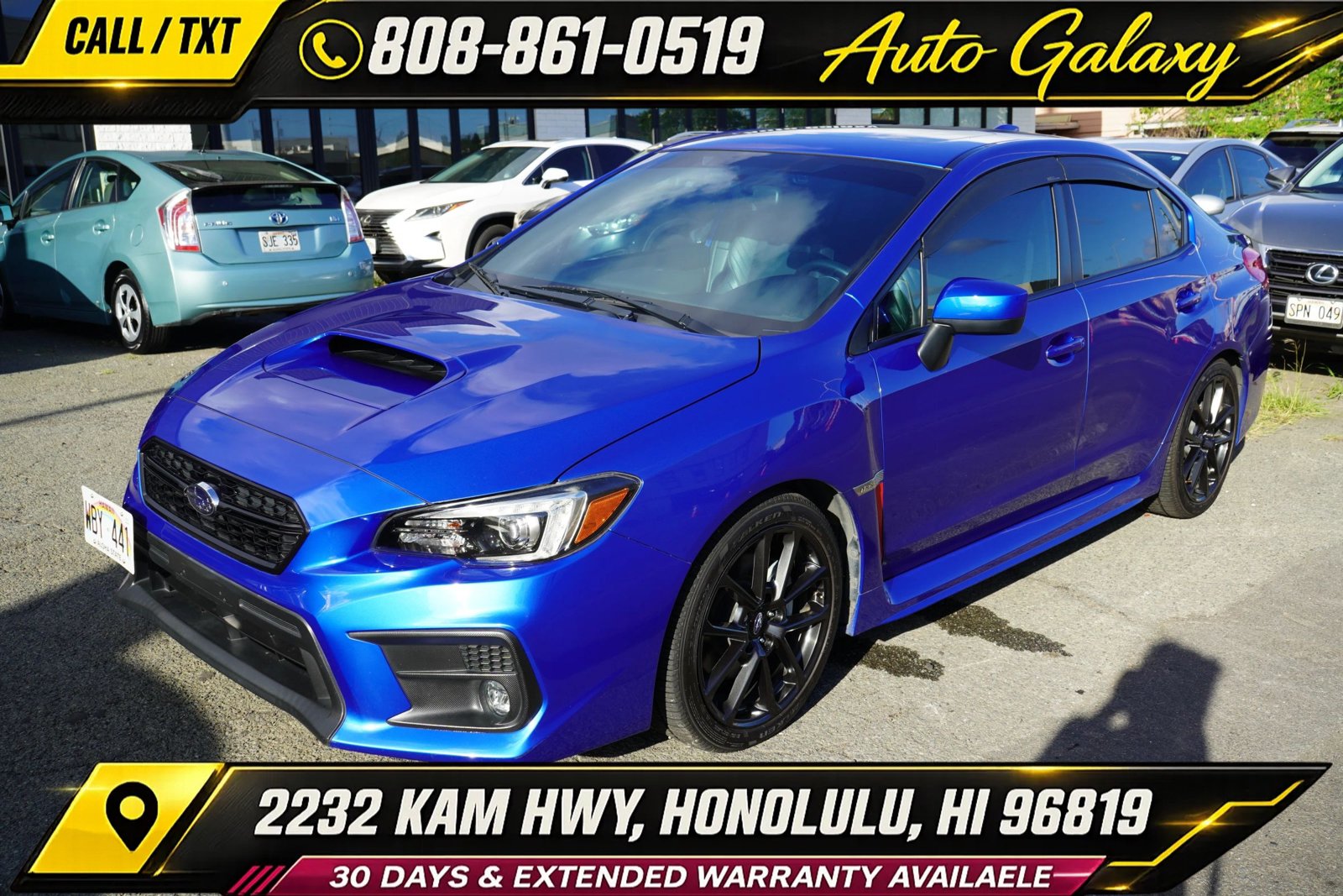 Used 2020 Subaru WRX Limited AWD/4WD image 1