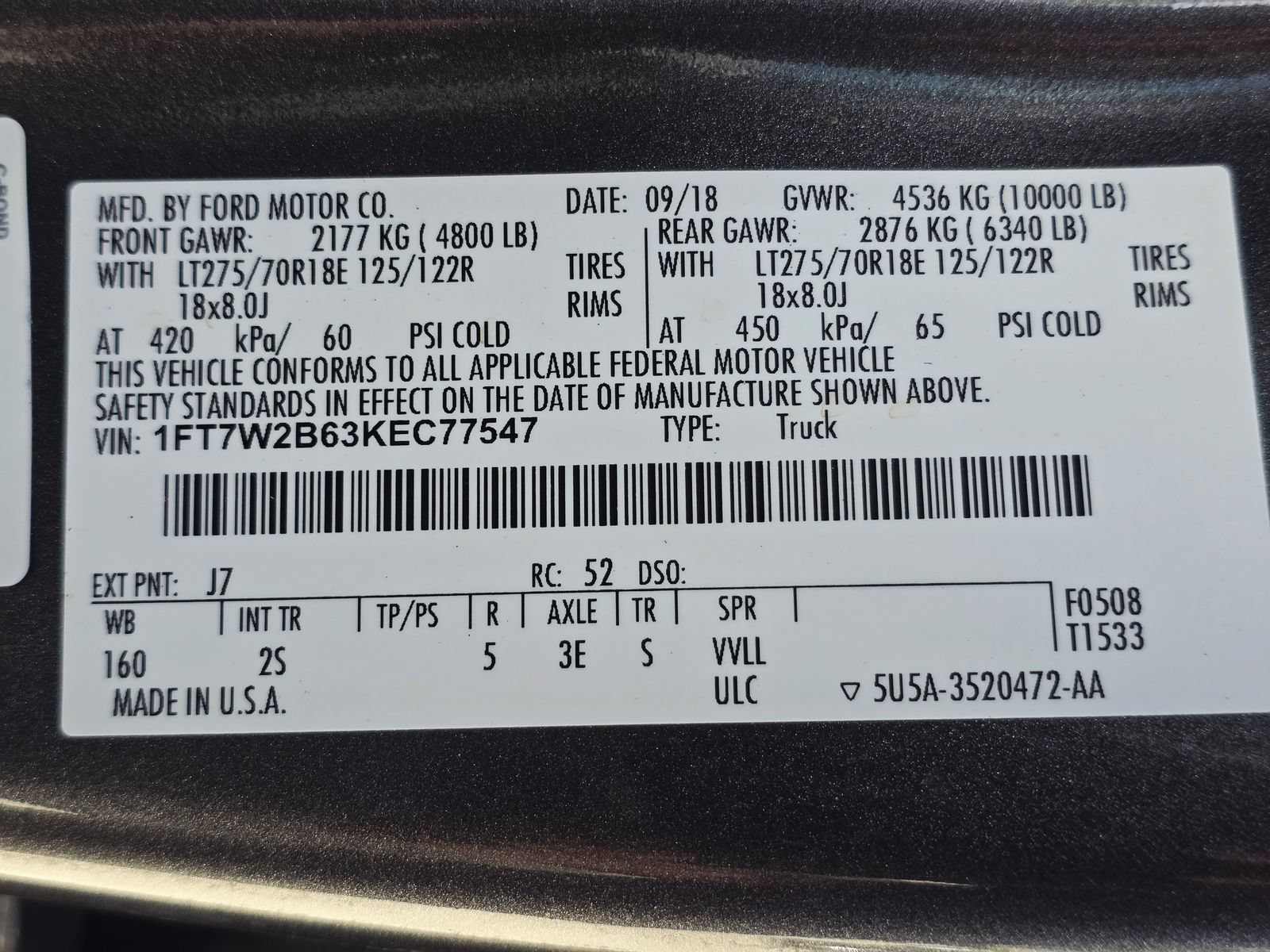 Used 2019 Ford F250 XLT w/ XLT Premium Package AWD/4WD image 31
