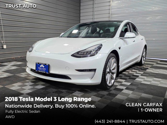 Used 2018 Tesla Model 3 Long Range image 1