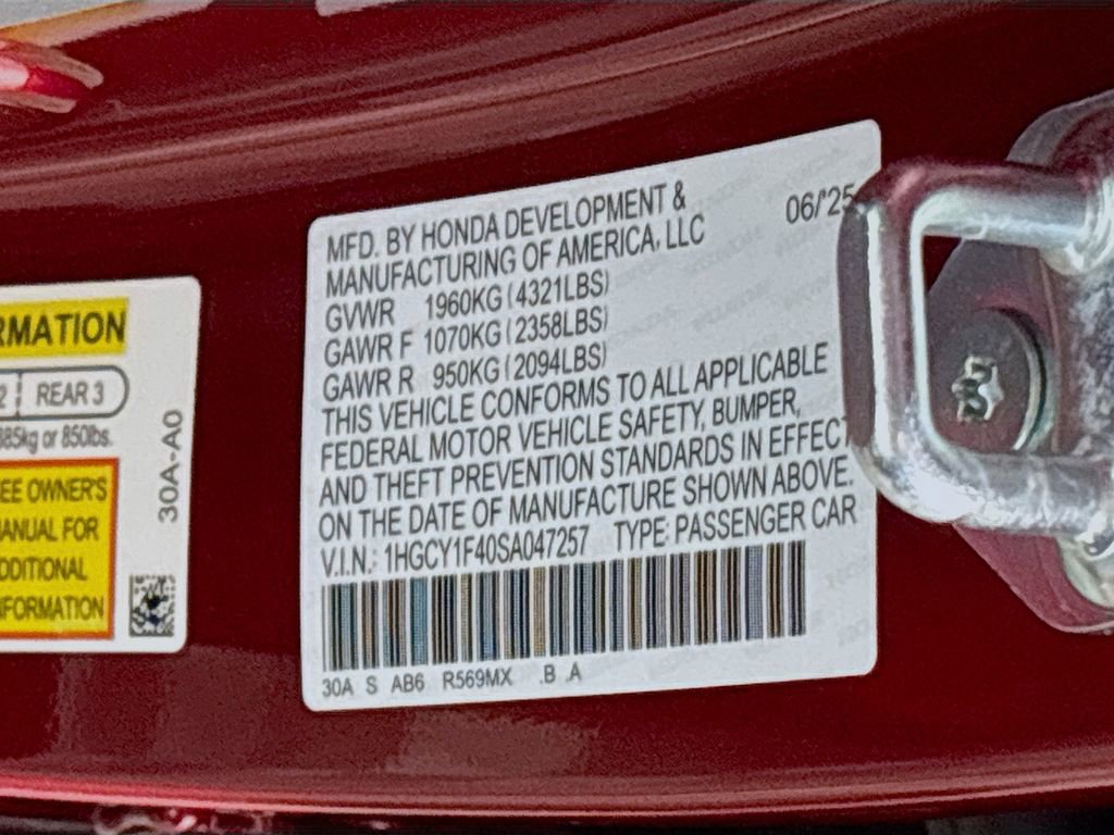 New 2025 Honda Accord SE image 26
