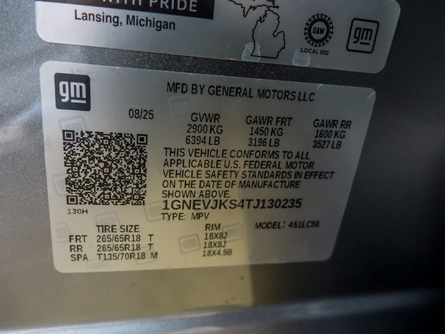 New 2026 Chevrolet Traverse Z71 w/ Driver Confidence Package image 29