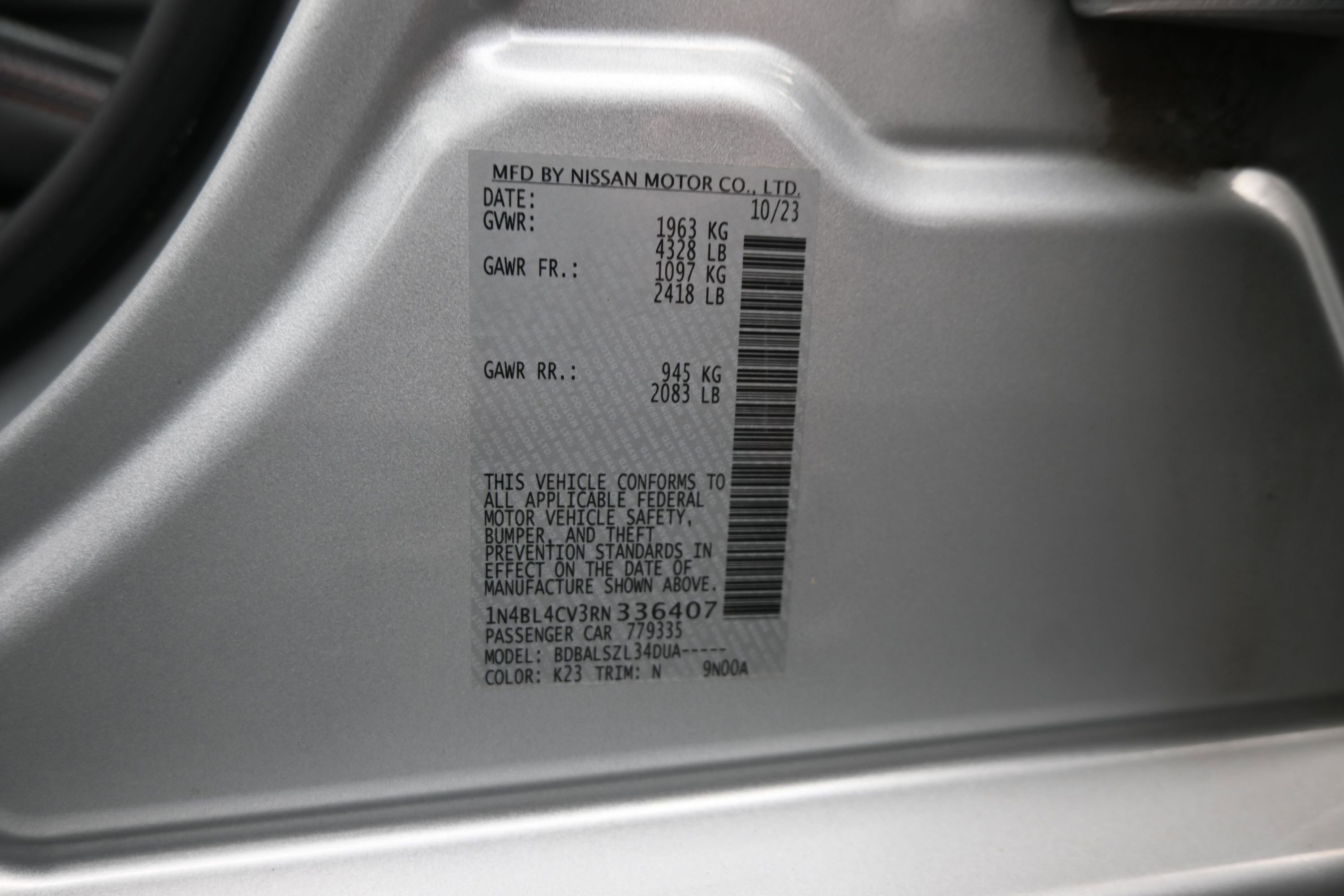 Used 2024 Nissan Altima 2.5 SR FWD image 15