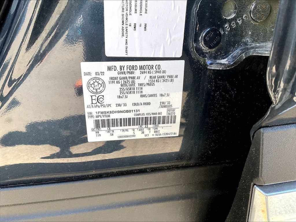 Used 2022 Ford Explorer XLT AWD/4WD image 34