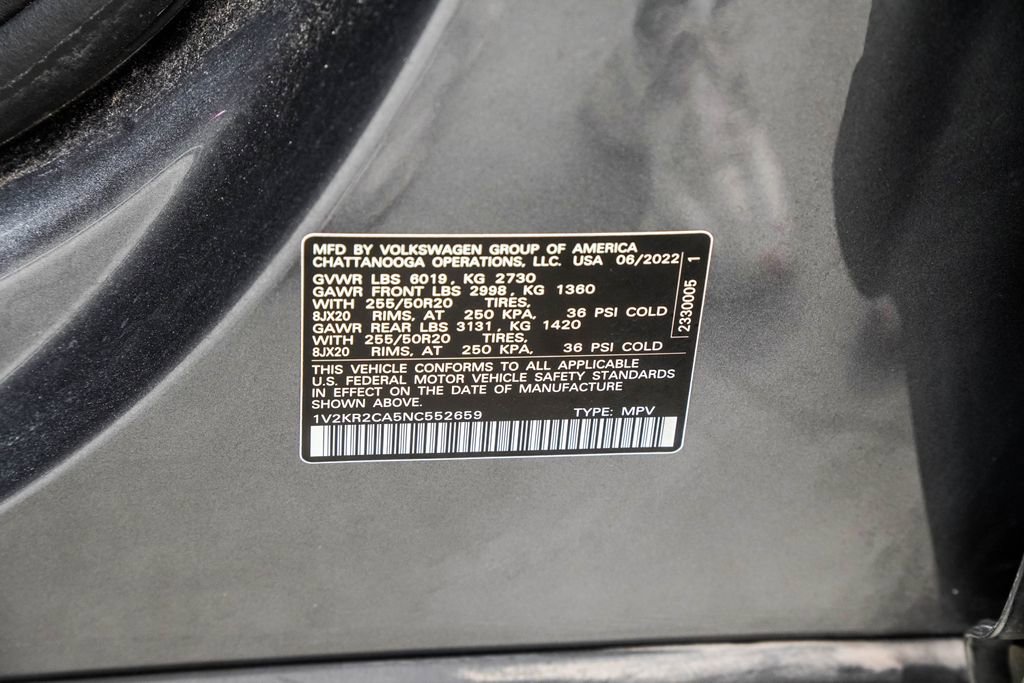 Used 2022 Volkswagen Atlas SE AWD/4WD image 54