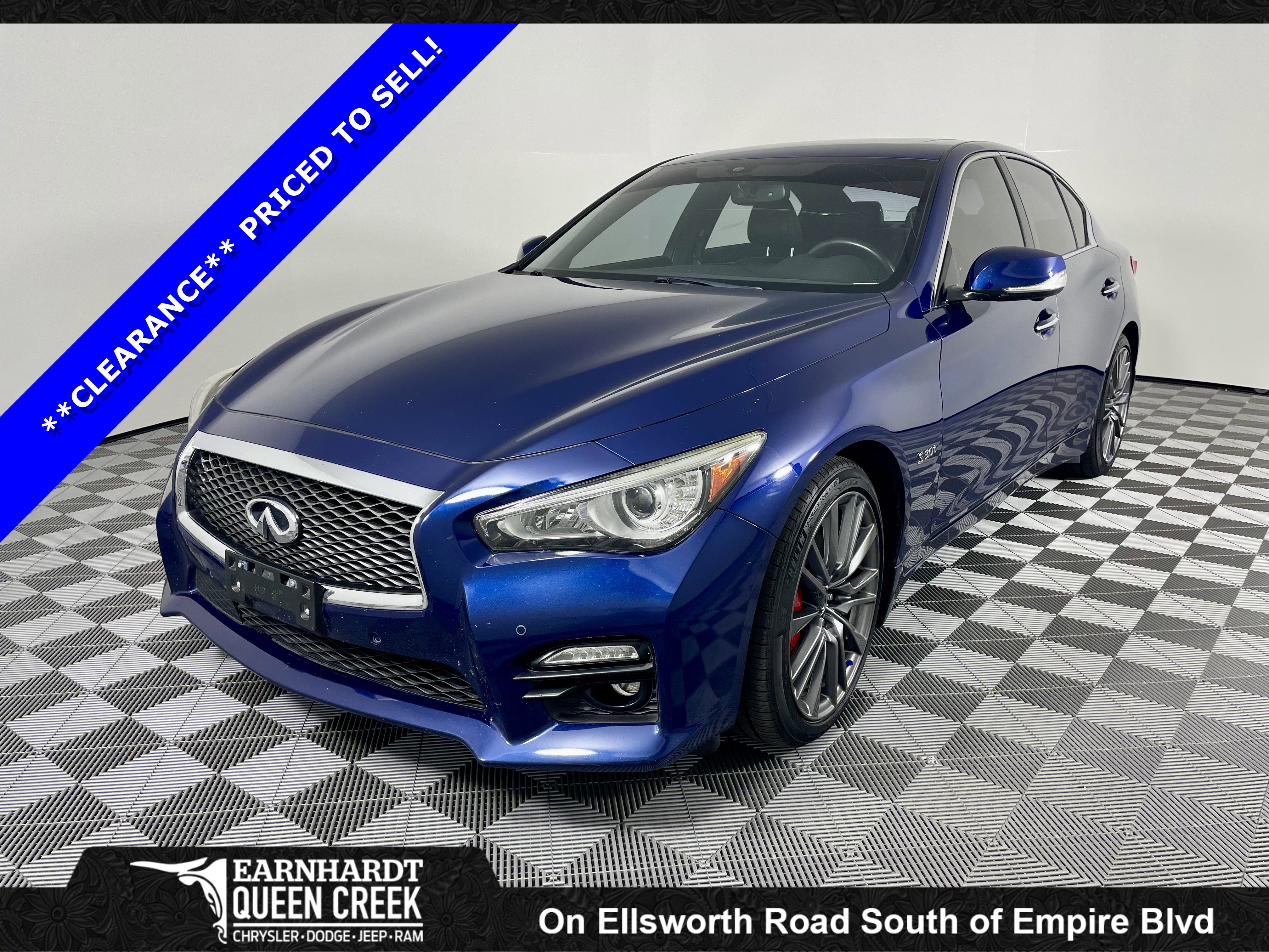 Used 2017 INFINITI Q50 Red Sport 400