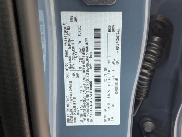 New 2025 Ford Ranger XLT w/ Equipment Group 301A High image 18