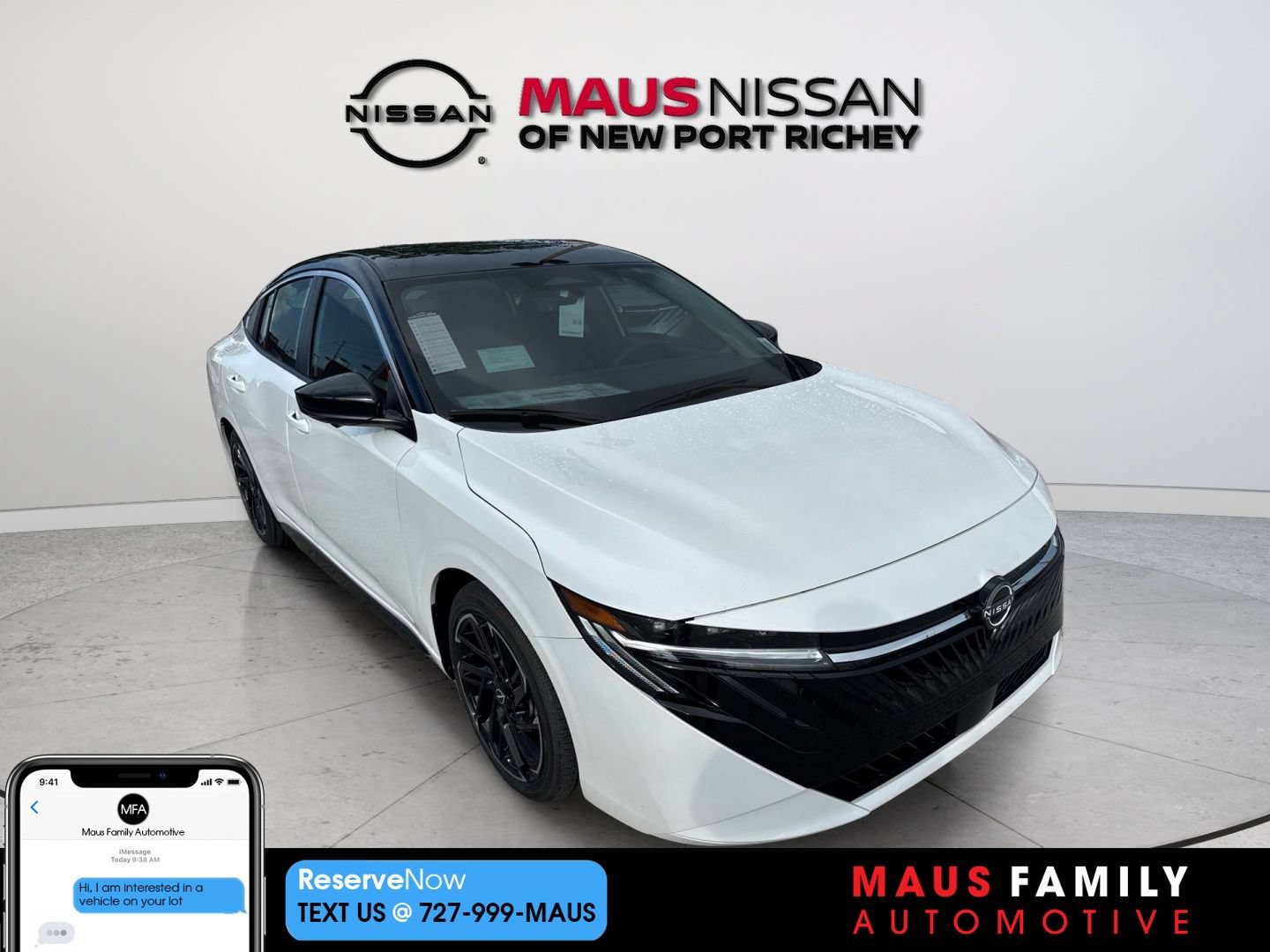 New 2026 Nissan Sentra SR w/ SR Premium Package