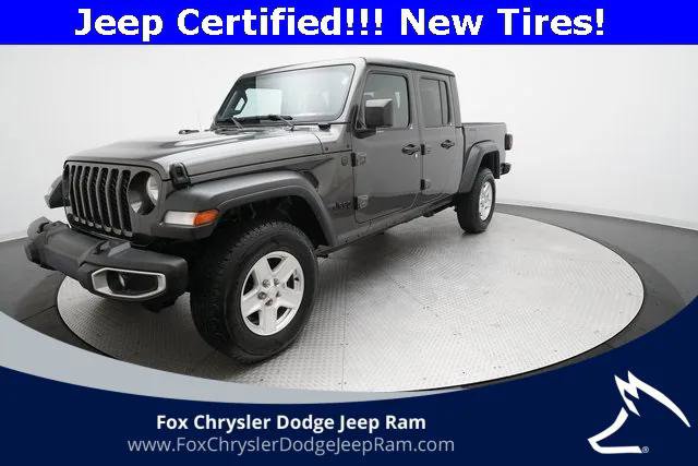 Certified 2023 Jeep Gladiator Sport