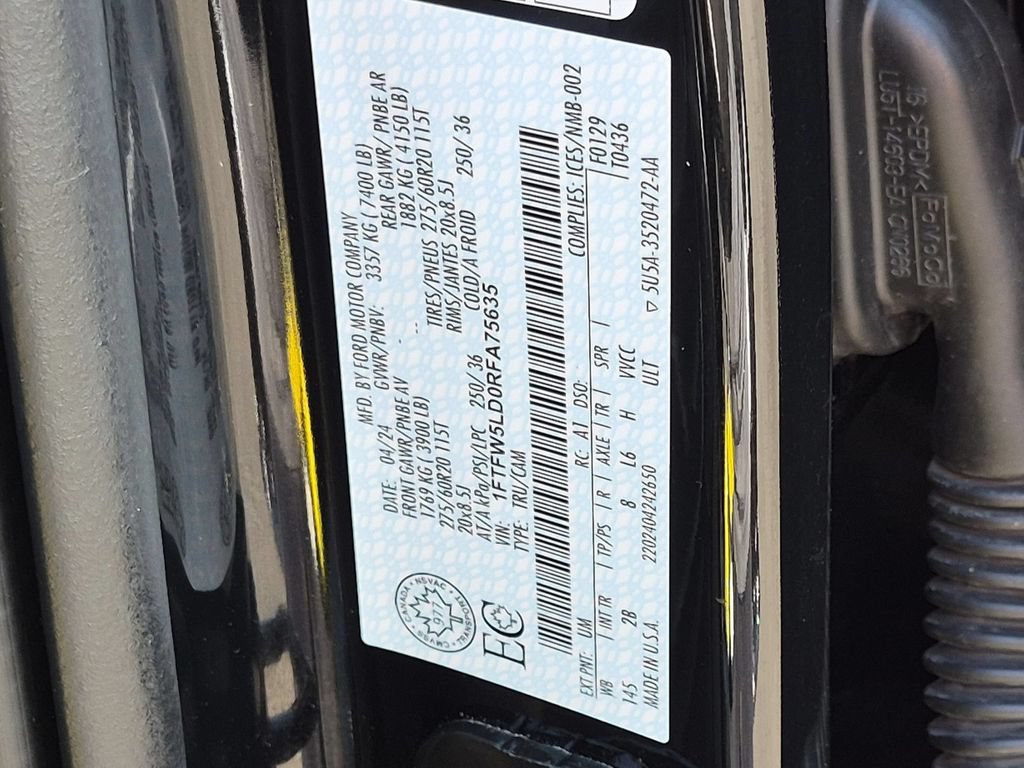 Used 2024 Ford F150 Lariat w/ Equipment Group 502A High AWD/4WD image 26