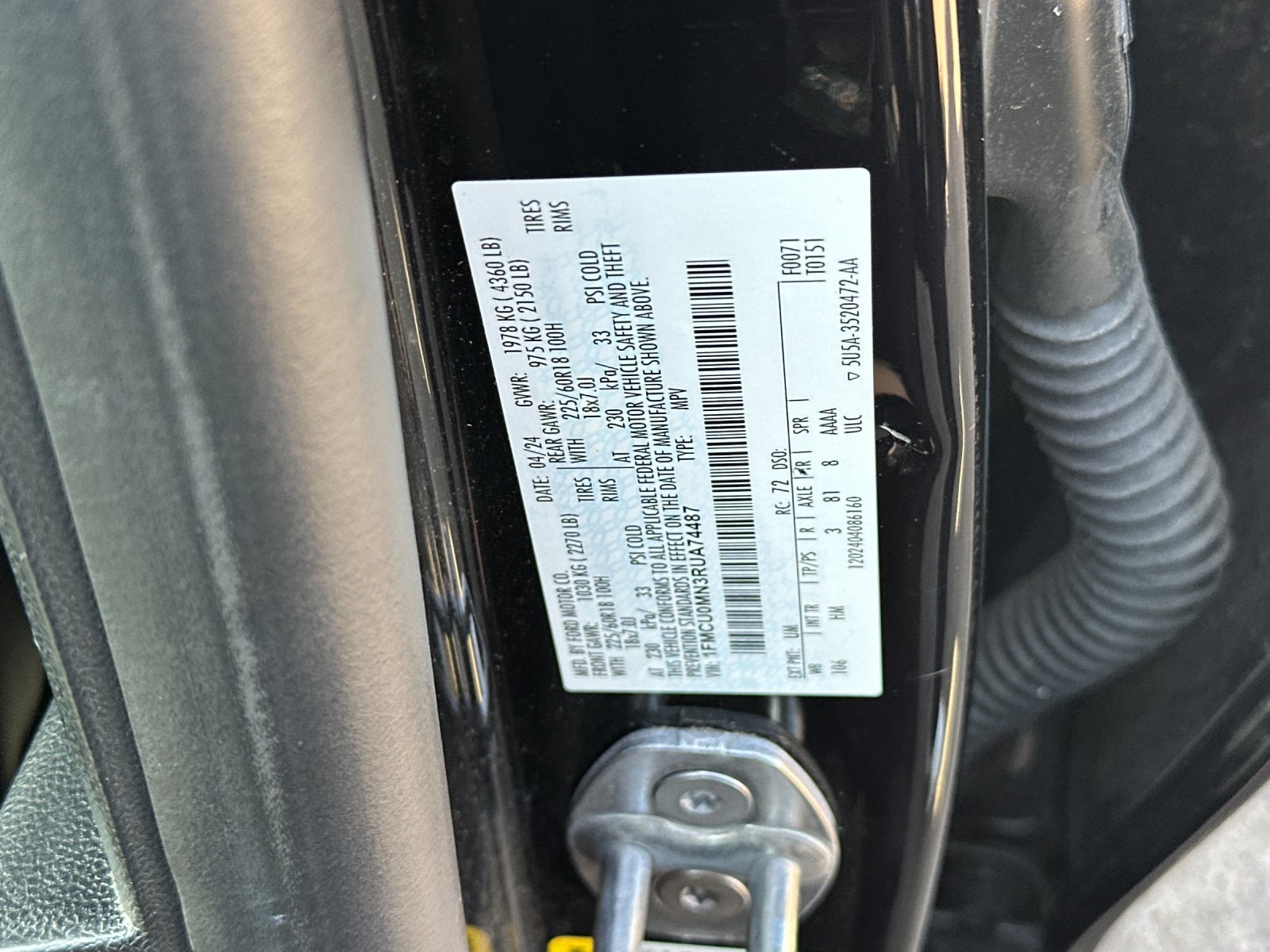 Used 2024 Ford Escape ST-Line FWD image 27