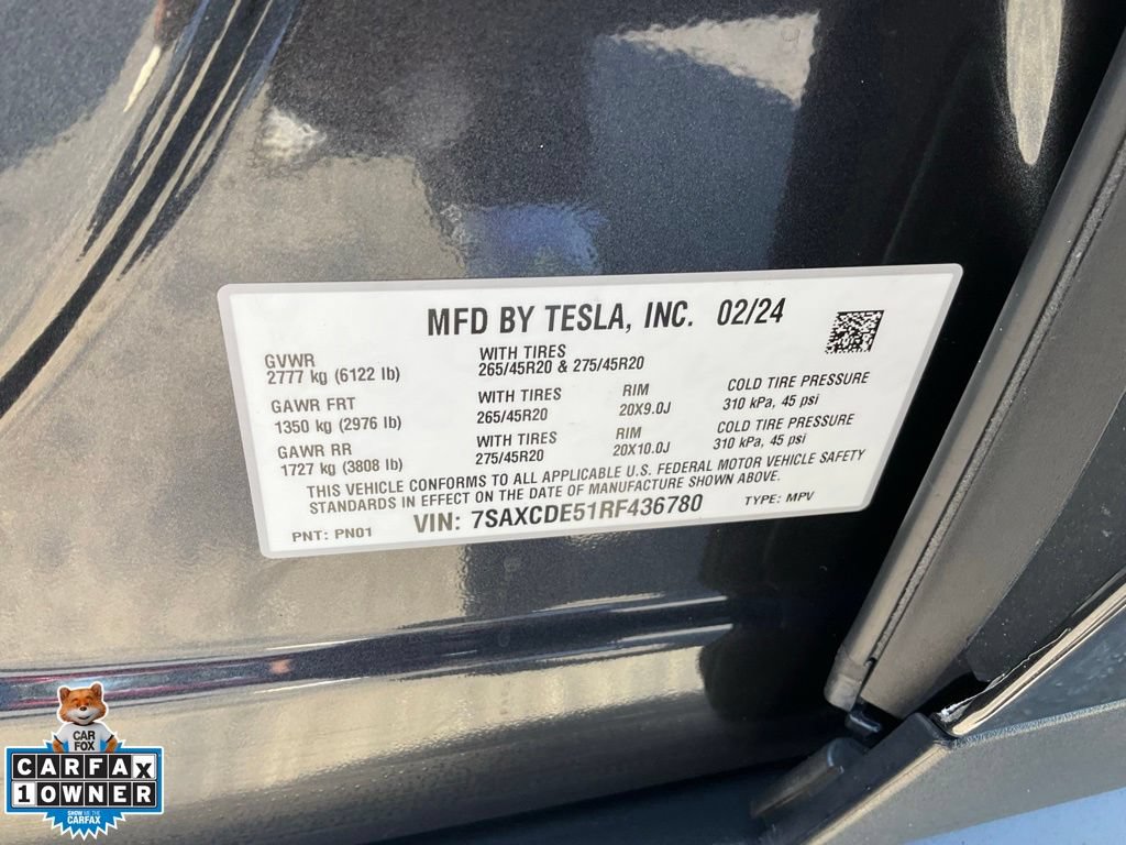 Used 2024 Tesla Model X AWD/4WD image 22