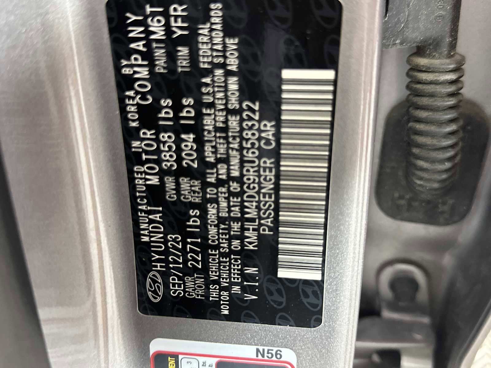 Certified 2024 Hyundai Elantra SEL FWD image 27
