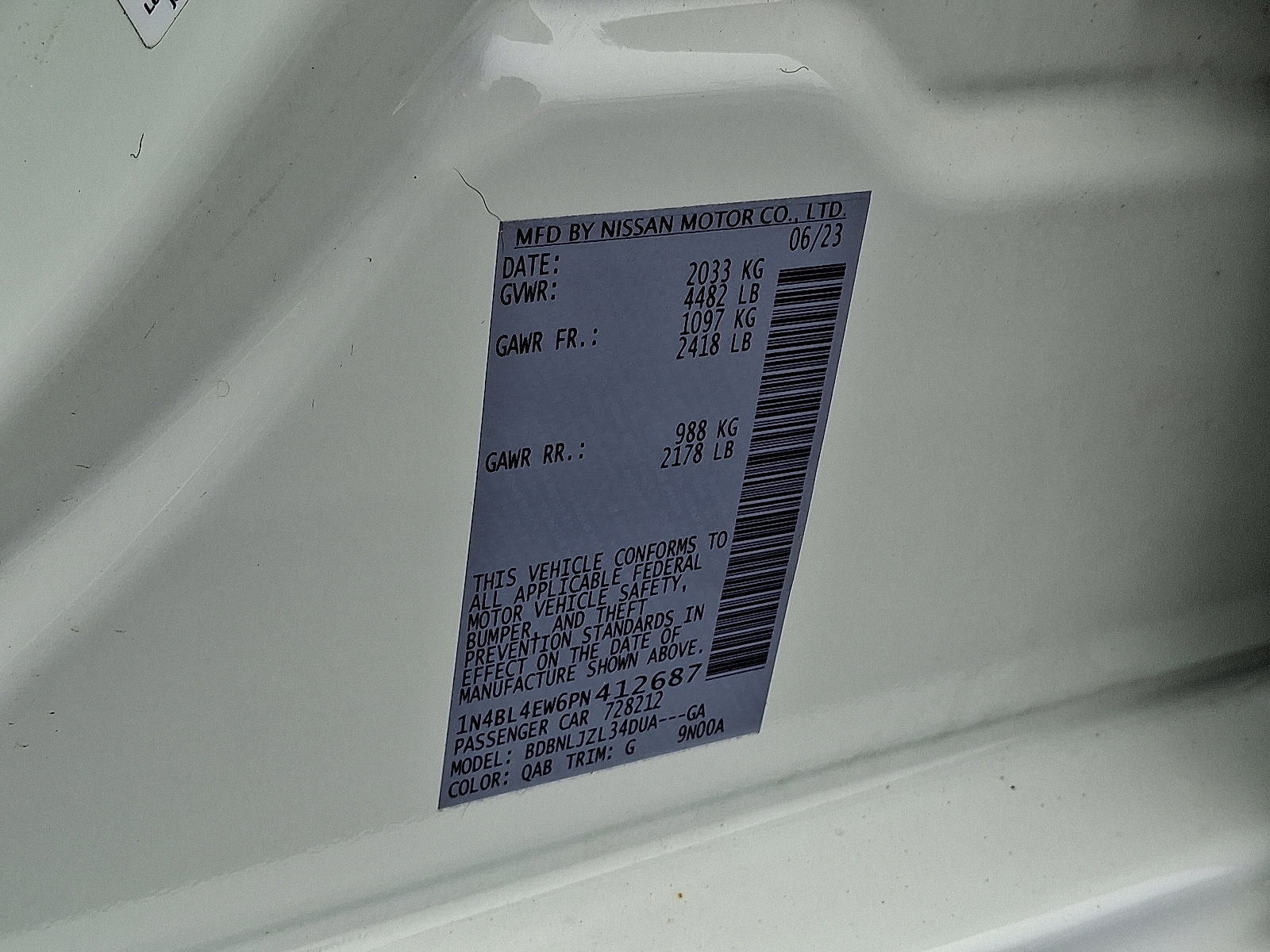 Certified 2023 Nissan Altima 2.5 SL image 28