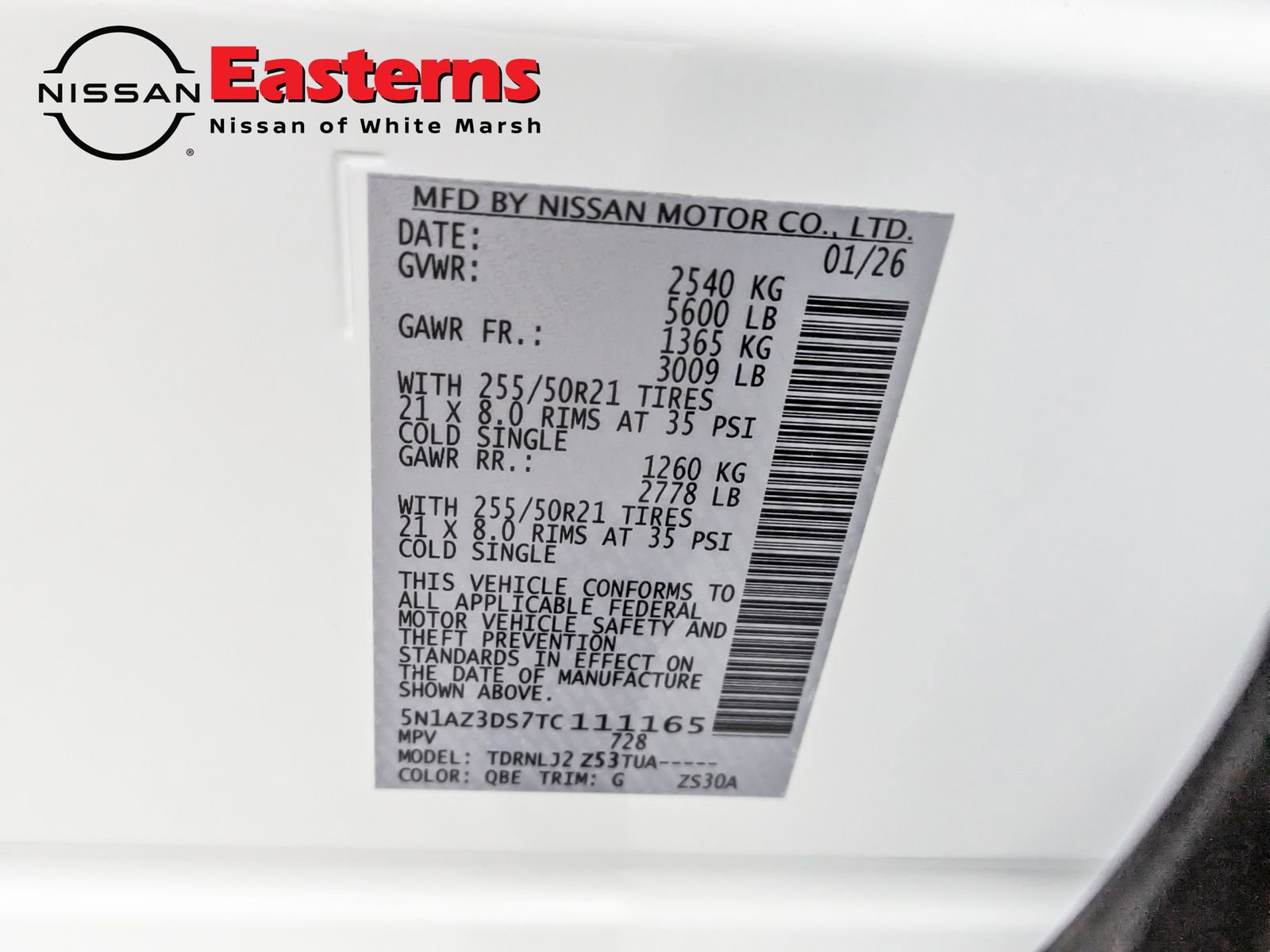 New 2026 Nissan Murano Platinum w/ Cargo Package AWD/4WD image 29