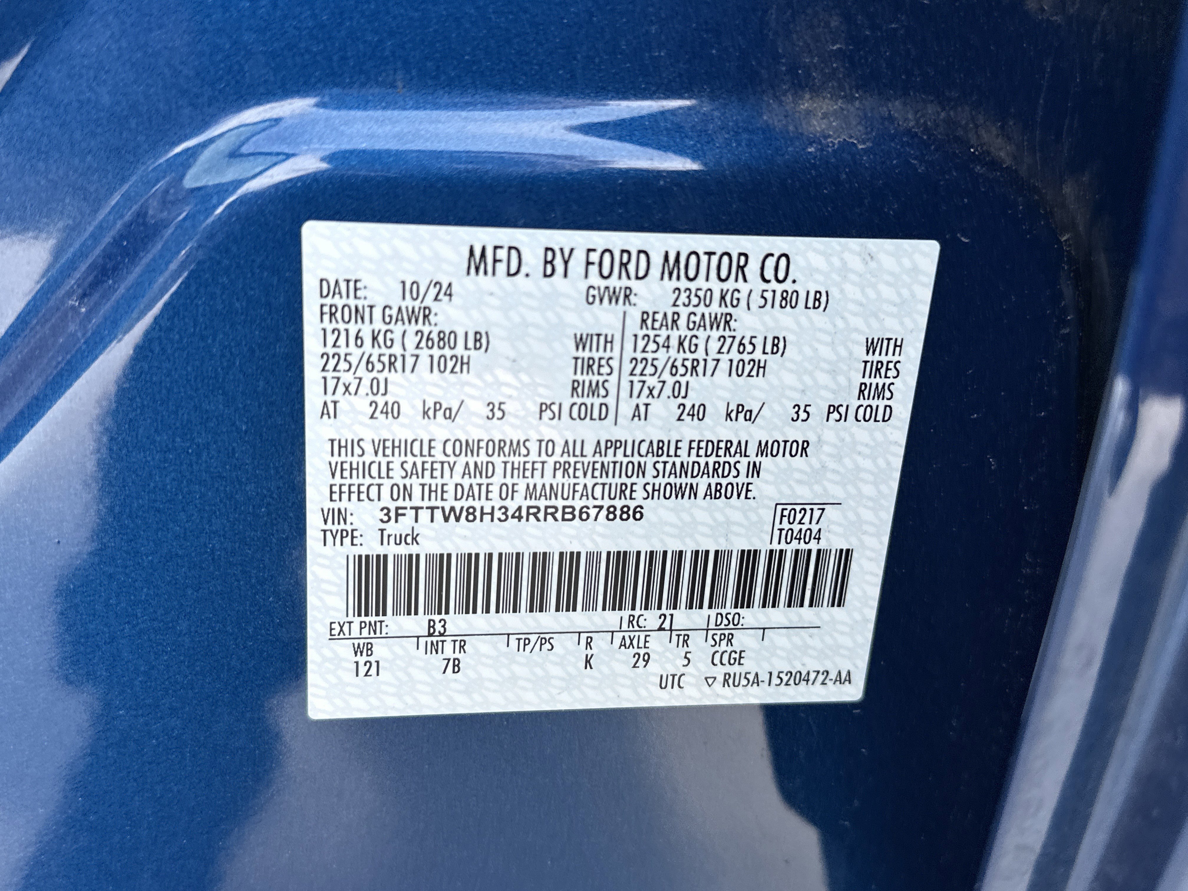 Used 2024 Ford Maverick XLT FWD image 35