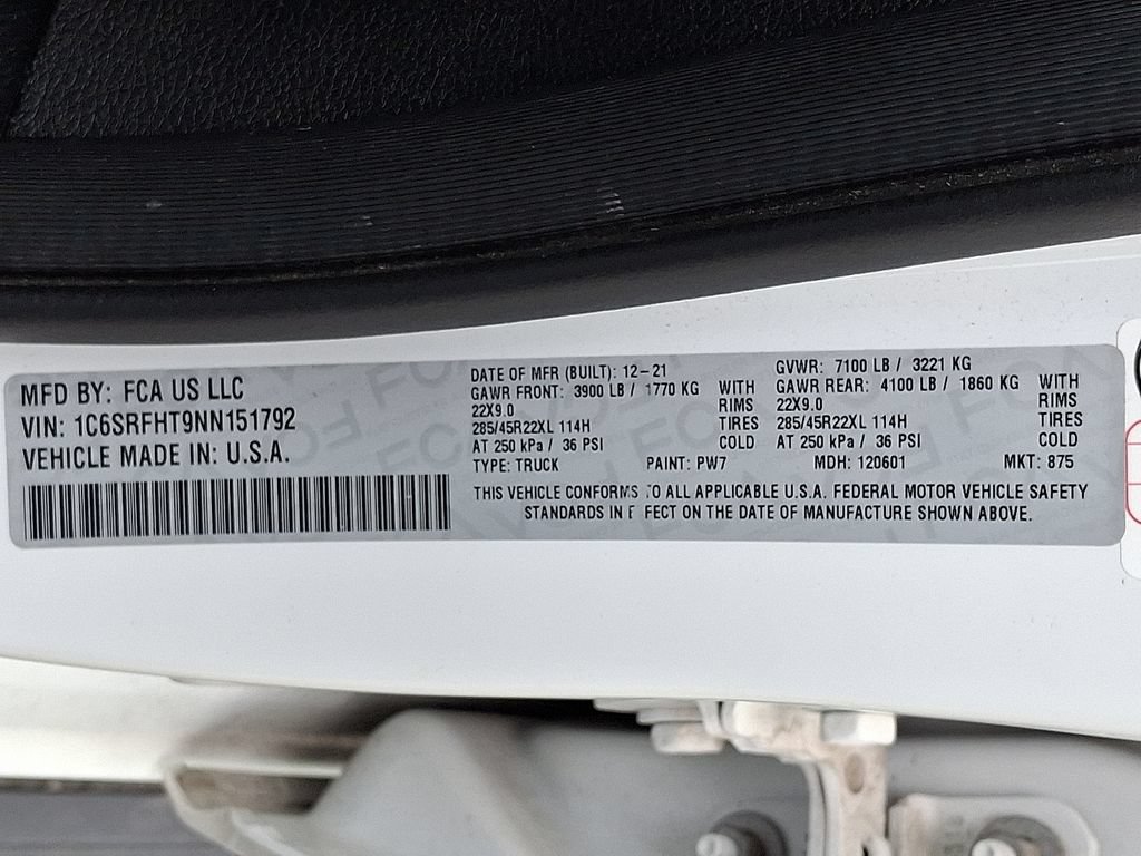 Used 2022 RAM 1500 Limited AWD/4WD image 20