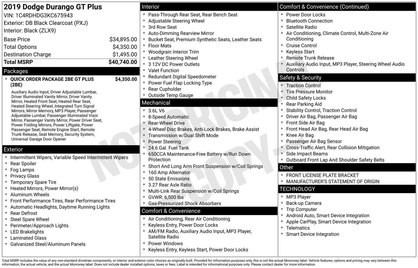 Used 2019 Dodge Durango GT image 29