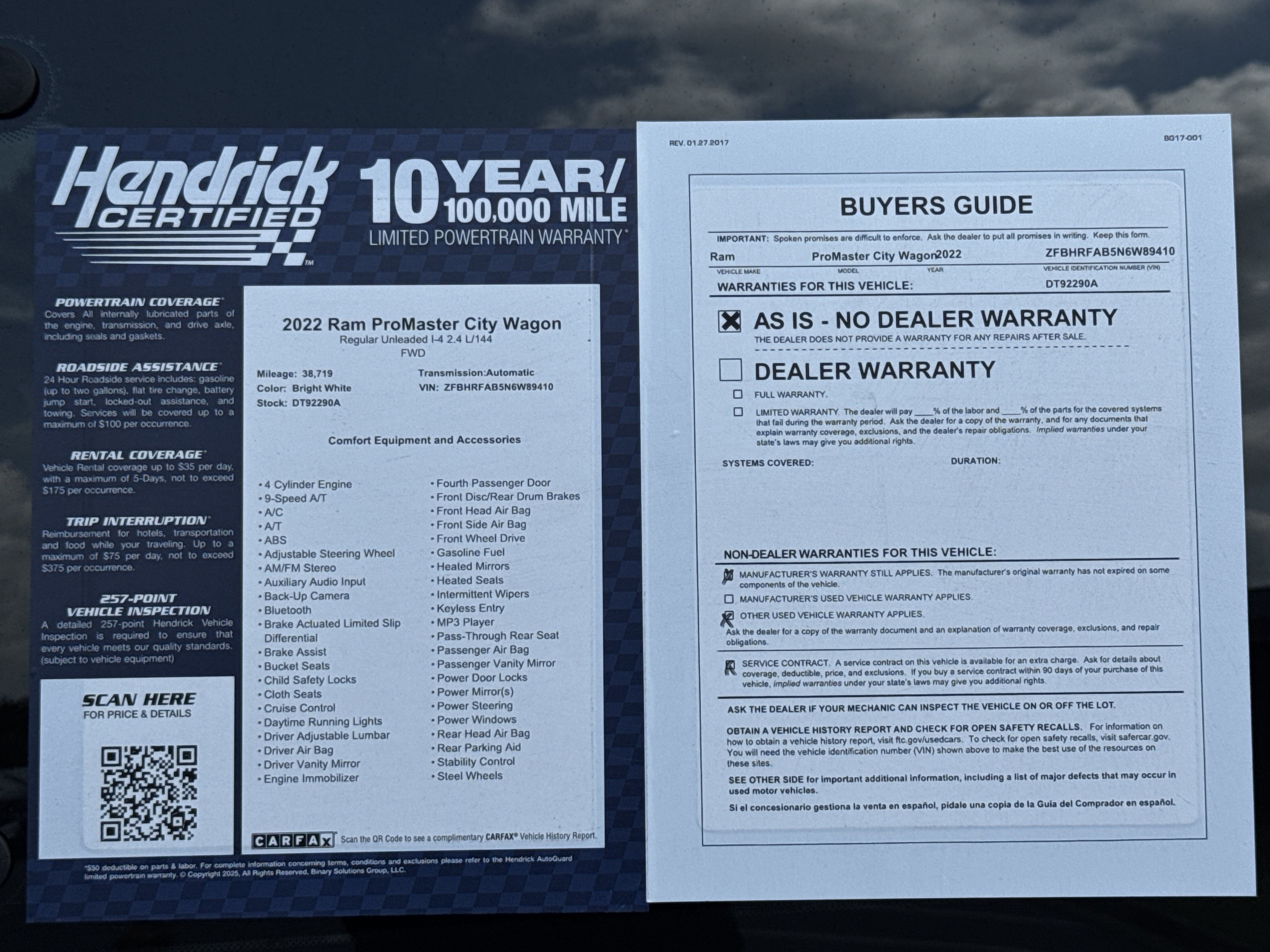 Used 2022 RAM ProMaster City Wagon FWD image 34