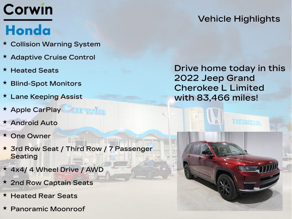 Used 2022 Jeep Grand Cherokee L Limited image 7