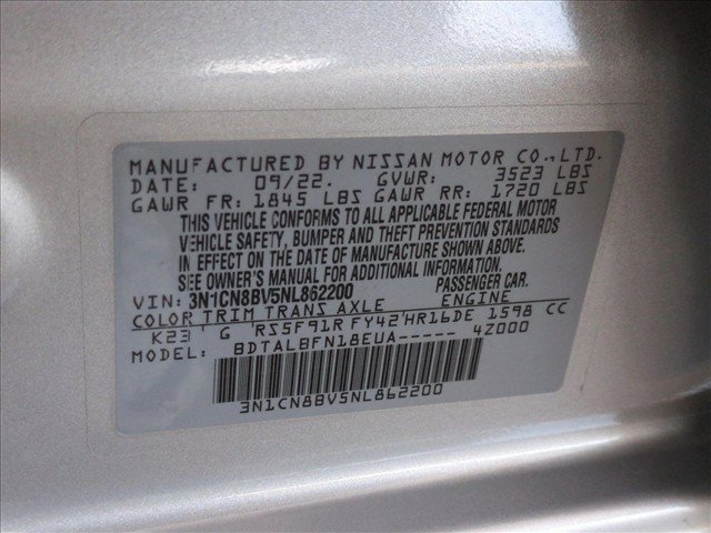 Used 2022 Nissan Versa S FWD image 23