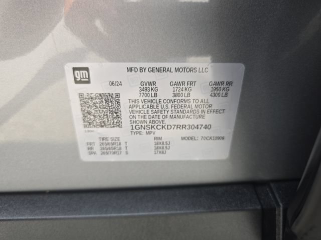 Certified 2024 Chevrolet Suburban LT AWD/4WD image 34