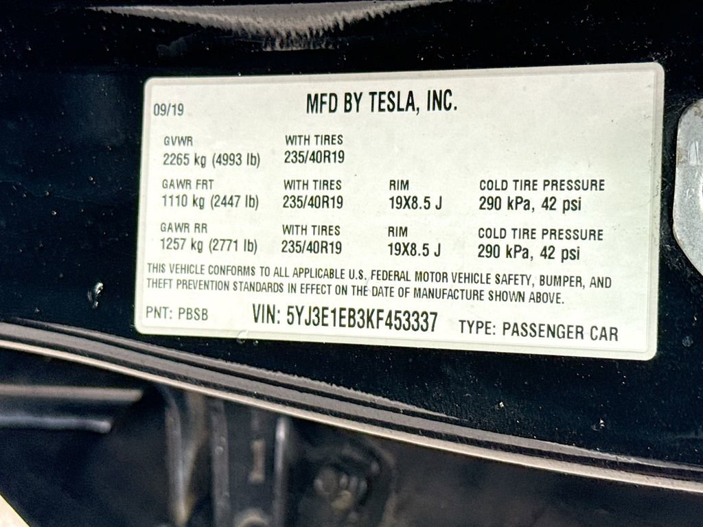 Used 2019 Tesla Model 3 Long Range image 34