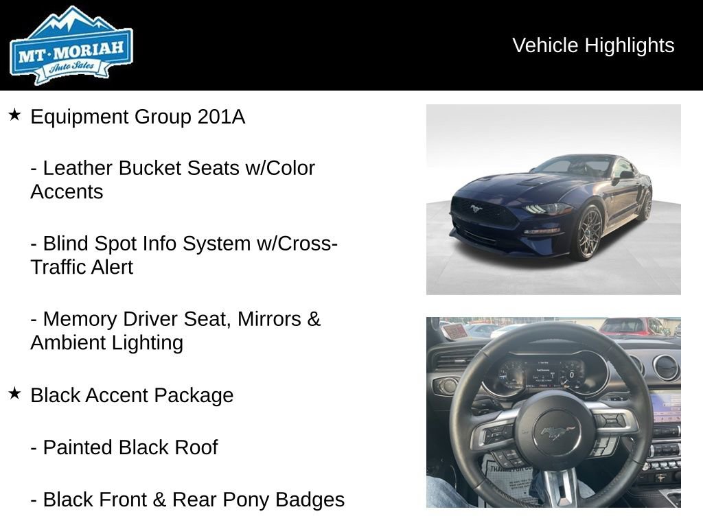 Used 2019 Ford Mustang Premium w/ Equipment Group 201A image 4