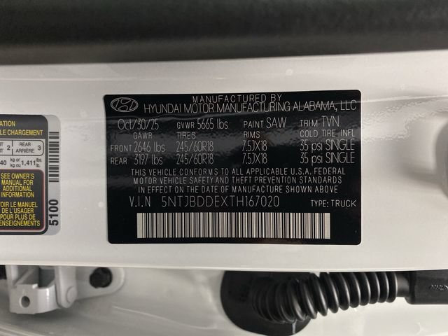 New 2026 Hyundai Santa Cruz SEL image 34
