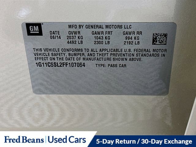 Used 2015 Chevrolet Malibu LT w/ Power Convenience Package image 30