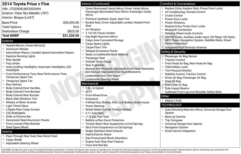 Used 2014 Toyota Prius V Five image 38