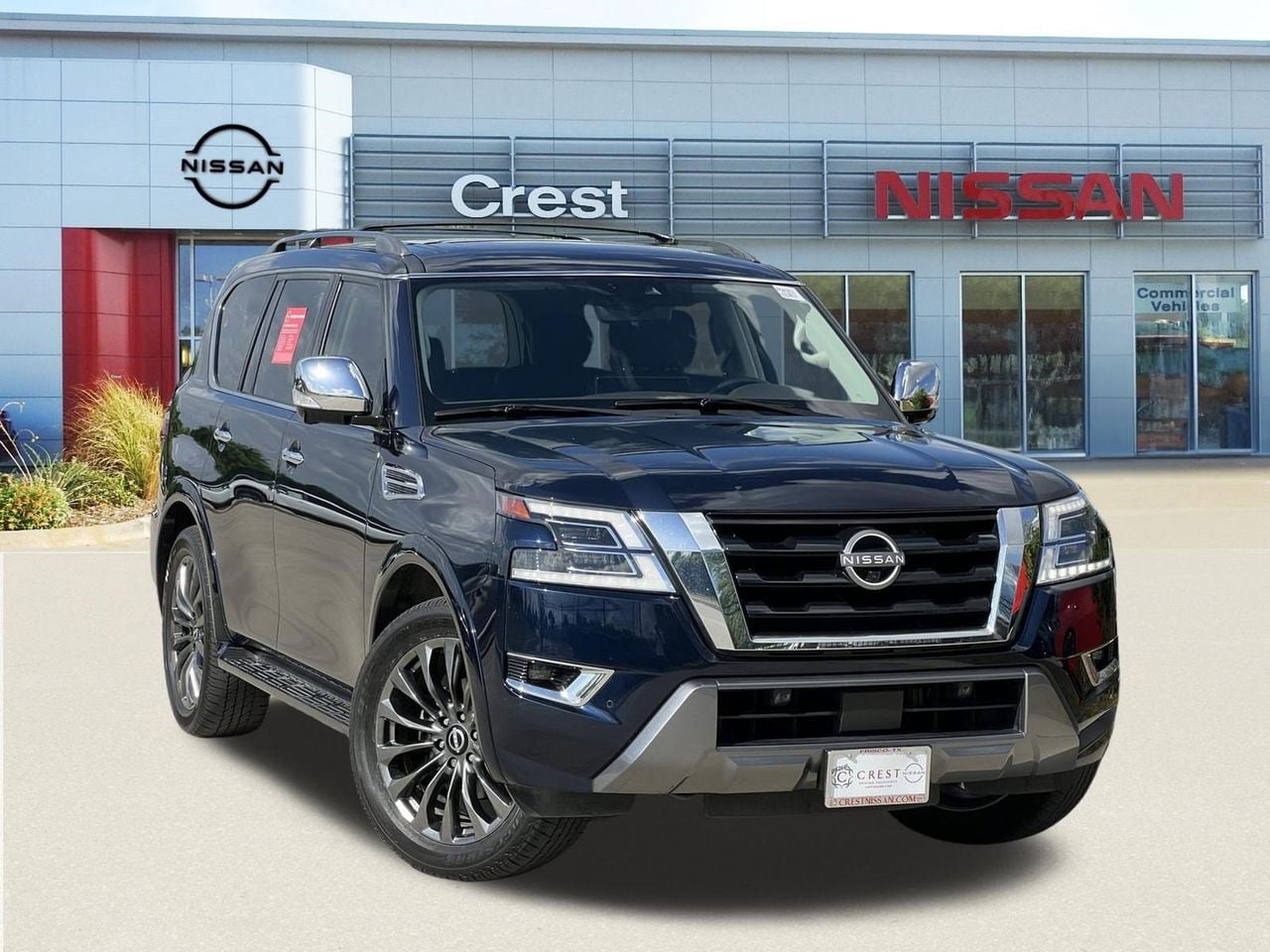 Certified 2023 Nissan Armada Platinum w/ Captain's Chairs Package