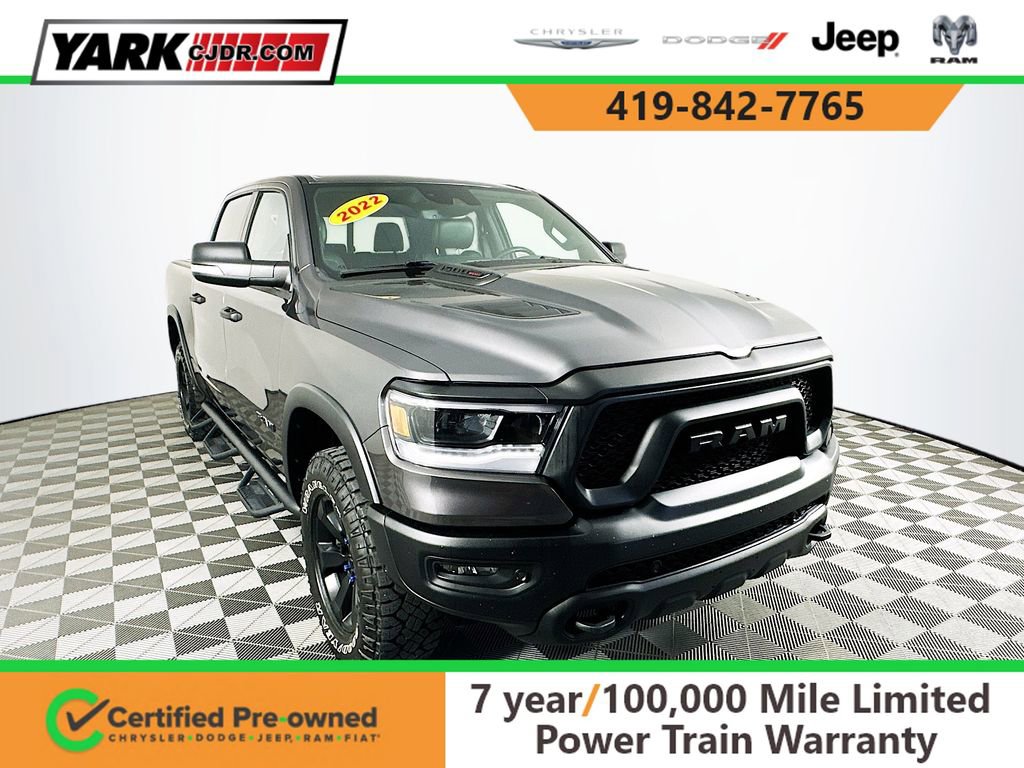 Certified 2022 RAM 1500 Rebel w/ Rebel Level 1 Equipment Group