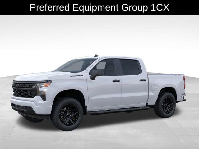 New 2026 Chevrolet Silverado 1500 Custom w/ Turbomax Blackout Package AWD/4WD image 2