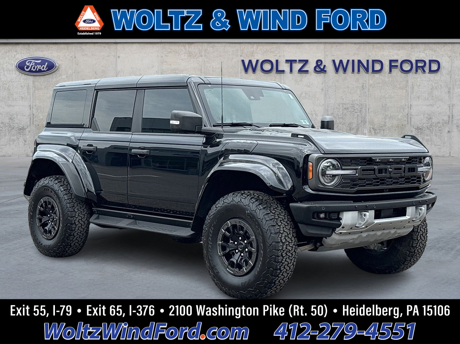 Used 2024 Ford Bronco Raptor w/ Interior Carbon Fiber Pack 6 AWD/4WD image 1