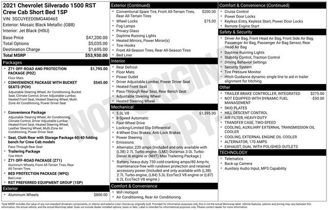 Used 2021 Chevrolet Silverado 1500 RST image 7