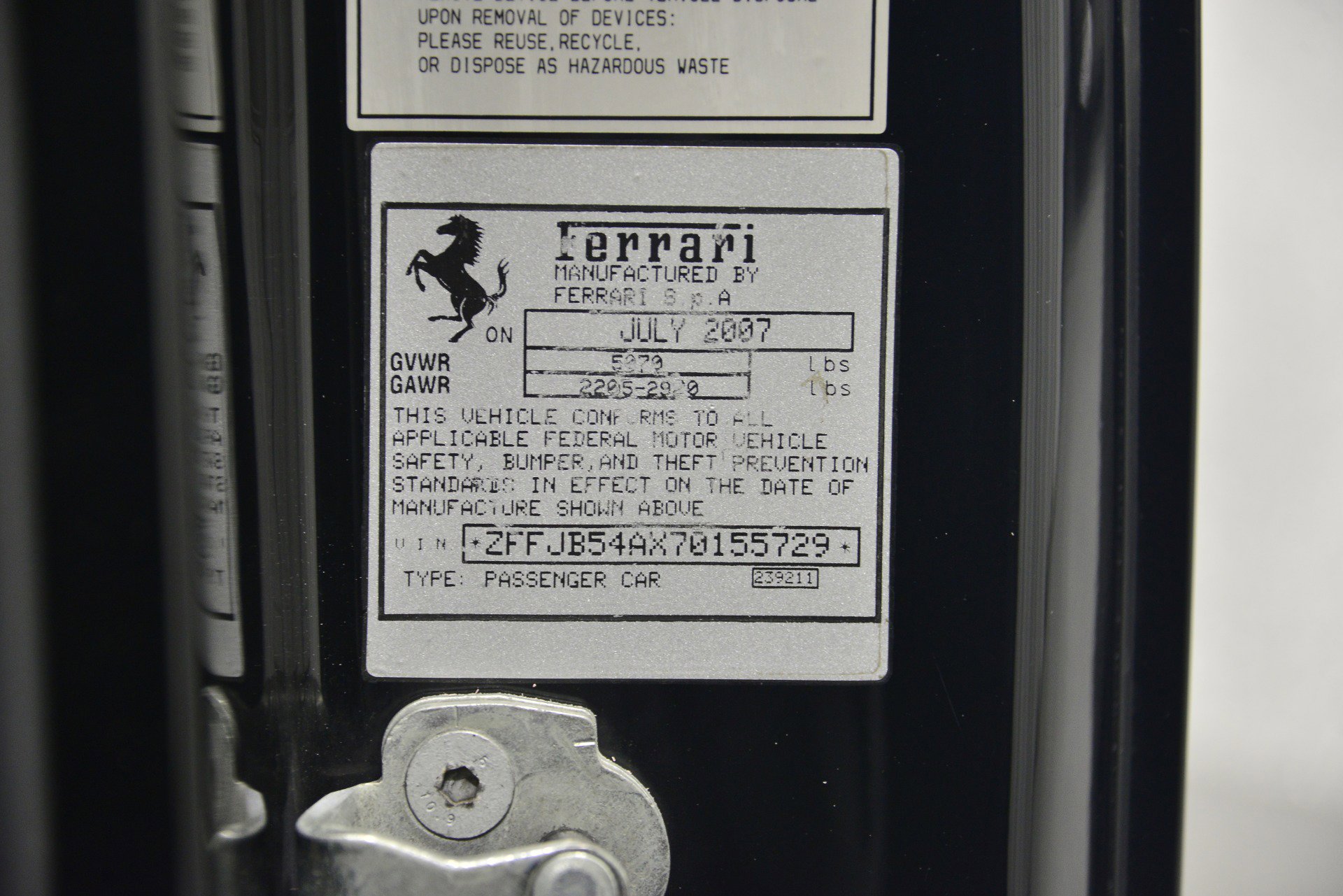 Used 2007 Ferrari 612 Scaglietti image 18