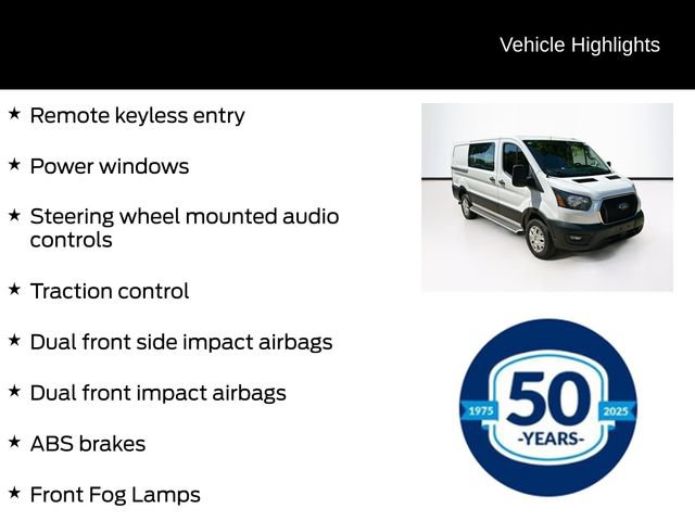 Certified 2024 Ford Transit 250 Low Roof w/ Exterior Upgrade Package RWD image 16