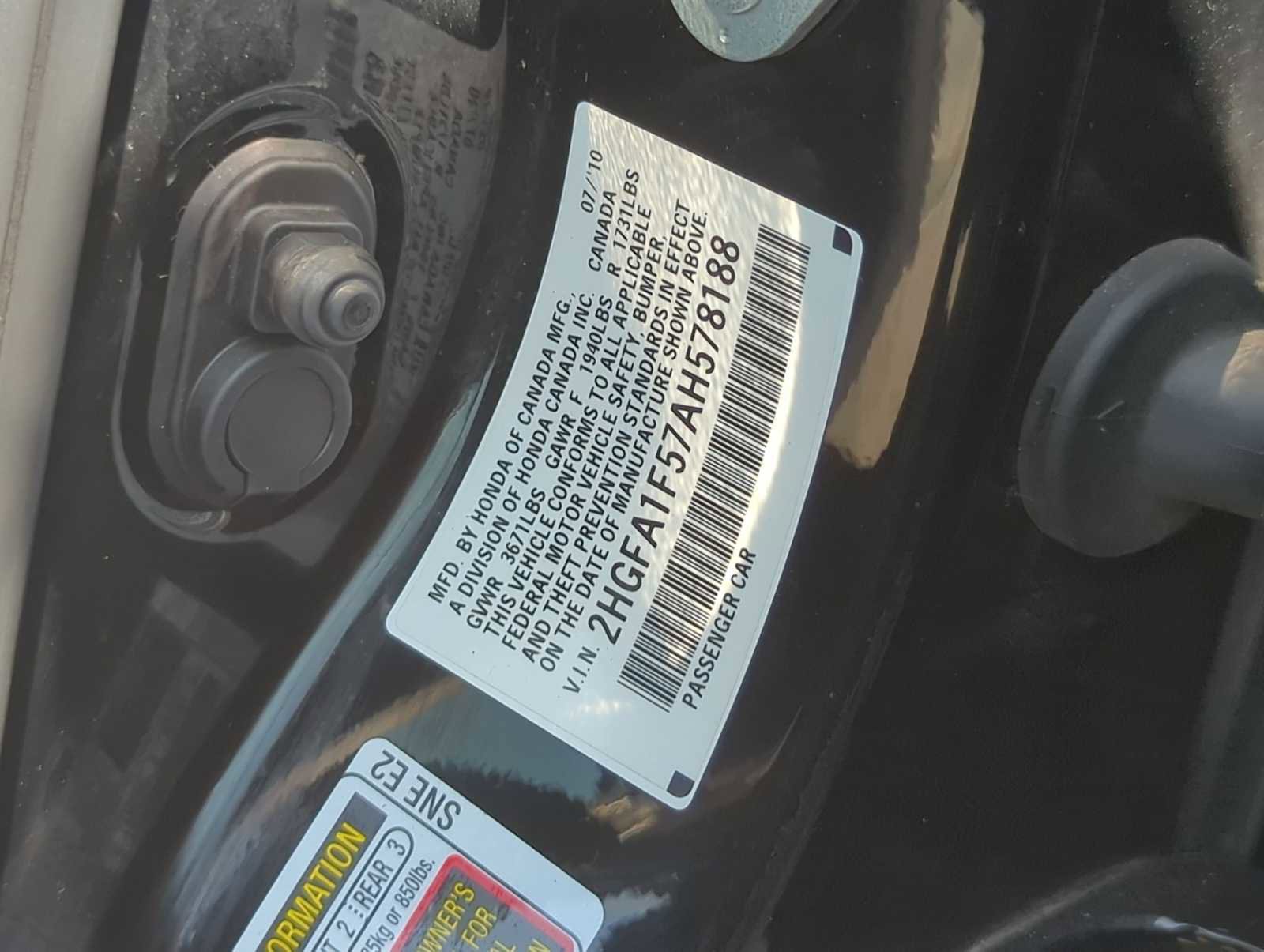 Used 2010 Honda Civic LX image 34