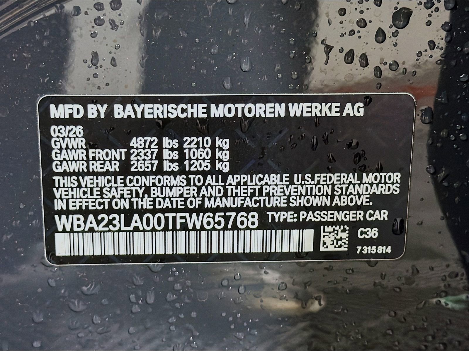 New 2026 BMW 330i xDrive Sedan w/ M Sport Package AWD/4WD image 36