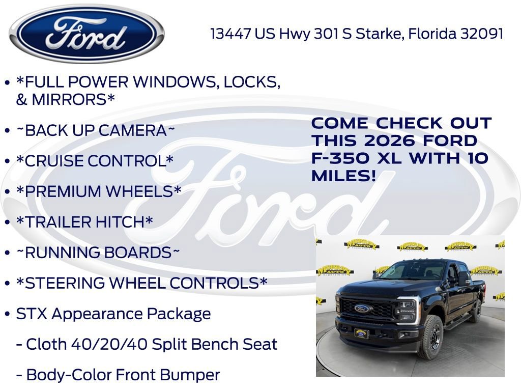 New 2026 Ford F350 XL w/ STX Appearance Package AWD/4WD image 10