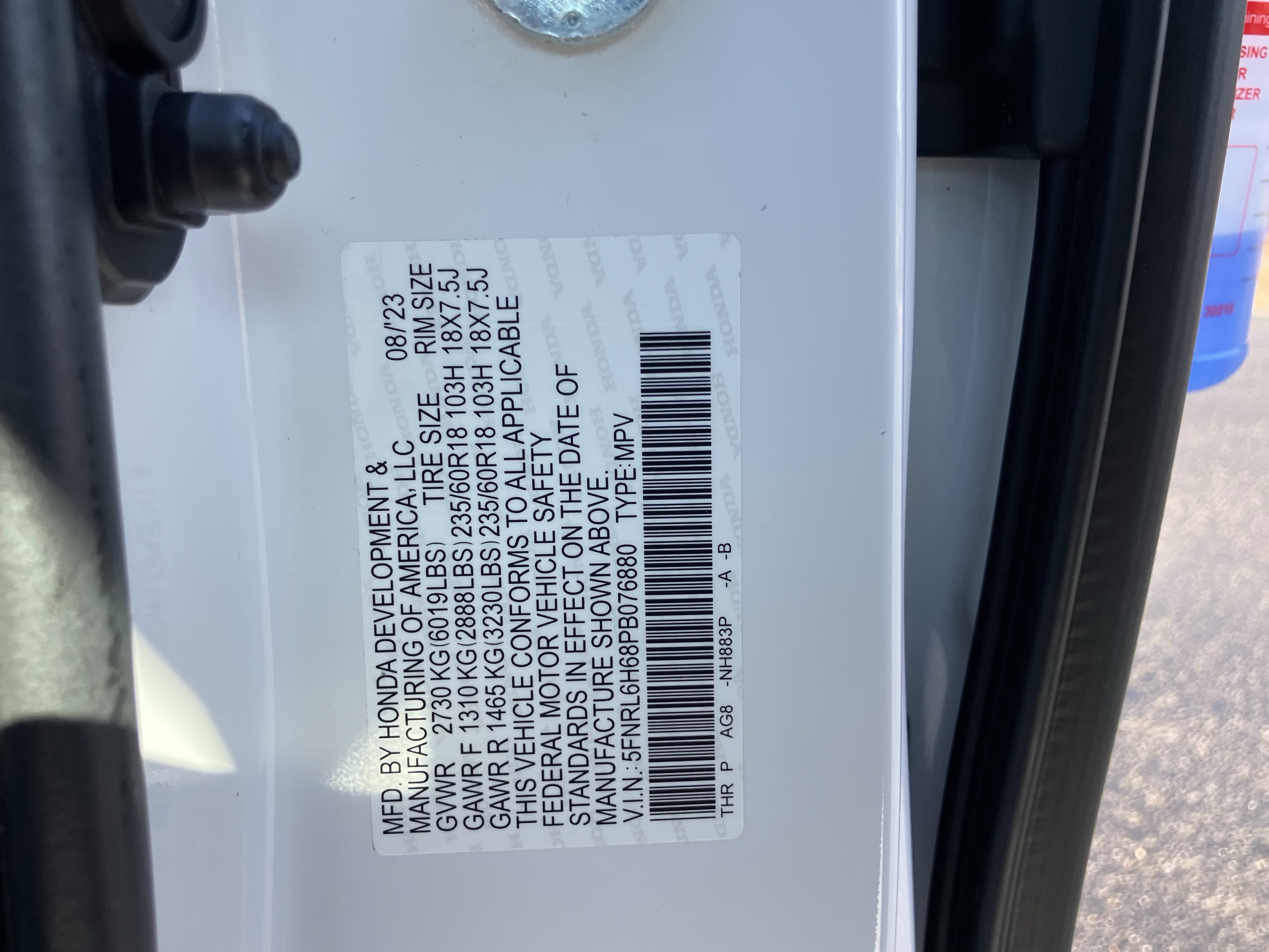 Certified 2023 Honda Odyssey EX-L image 38