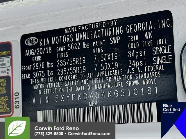 Used 2019 Kia Sorento SX image 39