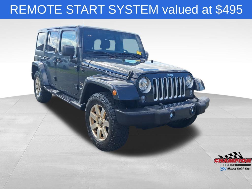 Used 2017 Jeep Wrangler Unlimited Sahara w/ Connectivity Group AWD/4WD image 9