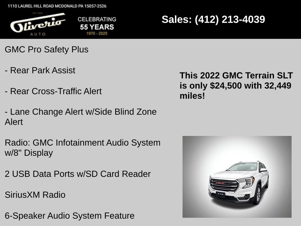 Used 2022 GMC Terrain SLT image 10